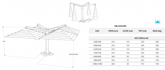 Зонт профессиональный многокупольный 5х5 м-thumbs-Фото3
