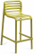 Стул пластиковый полубарный Nardi Doga Stool Mini стеклопластик грушевый Фото 1