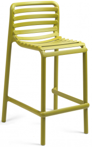 Стул пластиковый полубарный Nardi Doga Stool Mini стеклопластик грушевый Фото 1