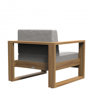 Кресло деревянное с подушками JANUS et Cie Matisse Teak тик, акрил натуральный Фото 4