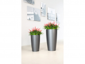 Кашпо LECHUZA Rondo 40 пластик антрацитовый металлик Фото 2