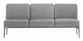 Диван трехместный PEDRALI Social сталь, алюминий, ткань Фото 1