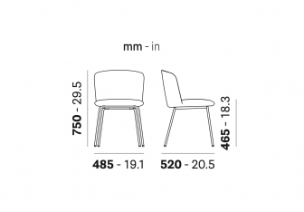Стул металлический с обивкой-thumbs-Фото3