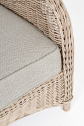 Кресло плетеное с подушкой Garden Relax Aditya алюминий, искусственный ротанг, олефин натуральный, бежевый Фото 7