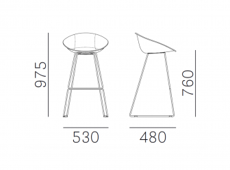 Кресло барное с обивкой-thumbs-Фото3