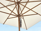Зонт профессиональный 3х3 м Jardinico Moorea тик, олефин Фото 3