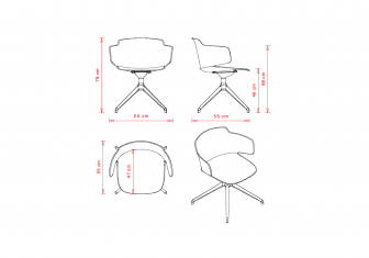Кресло офисное вращающееся-thumbs-Фото3