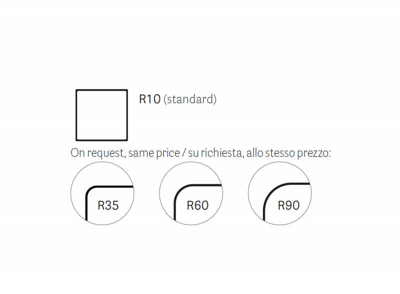 Столешница квадратная Solid Laminate