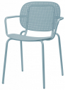 Кресло металлическое Scab Design Si-Si Dots сталь голубой Фото 1