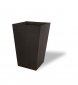 Кашпо пластиковое Keter Rattan Planter L пластик с имитацией плетения коричневый Фото 3