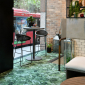 Кресло барное плетеное JANUS et Cie Gigi II сталь, алюминий, искусственный ротанг полированный стальной, пергаментный Фото 8
