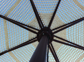 Зонт профессиональный Ø2.5 м THEUMBRELA SEMSIYE EVI Avocado Boho алюминий, полиэфирный шнур бежевый Фото 6