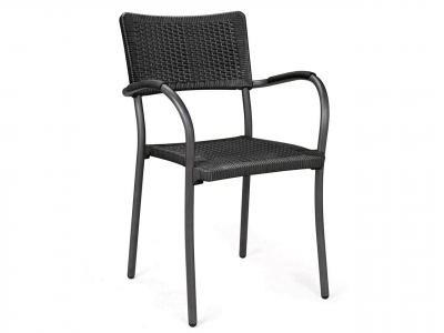 Кресло пластиковое Nardi Artica Wicker пластик, алюминий антрацит Фото 1