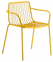 Кресло металлическое PEDRALI Nolita сталь желтый Фото 1