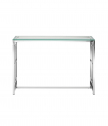Консоль металлическая ST-GROUP Бруклин сталь, стекло серебро Фото 2