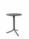 Столешница круглая Nardi Piano Laminato ø60 компакт-ламинат HPL антрацит Фото 6
