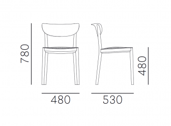 Стул деревянный с мягким сиденьем-thumbs-Фото3