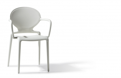 Кресло пластиковое Scab Design Gio стеклопластик лен Фото 3