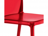 Стул прозрачный PEDRALI Blitz поликарбонат красный Фото 4