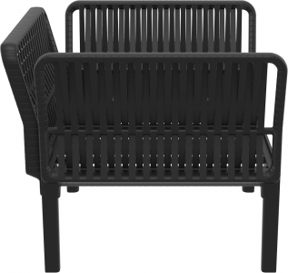 Кресло пластиковое с подушками Siesta Contract Portofino Lounge стеклопластик, полипропилен, полиэстер черный, бежевый Фото 17