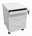 Тумба офисная на колесах Gaber Drawer Unit металл, меламин Фото 4