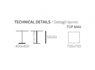 Подстолье металлическое с регулировкой высоты-thumbs-Фото3