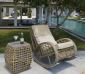 Комплект плетеной мебели Skyline Design Dynasty алюминий, искусственный ротанг, sunbrella серый, бежевый Фото 1