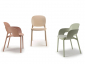 Комплект пластиковых стульев Scab Design Hug Go Green Set 2 технополимер тортора Фото 5