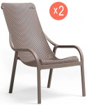 Комплект пластиковых кресел Net Lounge Set 2