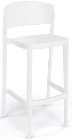 Стул пластиковый барный Abuela Stool 77
