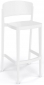 Стул пластиковый барный Gaber Abuela Stool 77 технополимер белый Фото 1