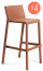 Комплект пластиковых барных стульев Nardi Trill Stool Set 4 стеклопластик кирпичный Фото 2