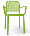 Кресло пластиковое Gaber Panama B полимер-сталь, технополимер зеленый Фото 4