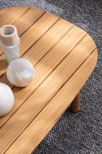 Комплект лаунж мебели Garden Relax Apollus алюминий, тик, роуп, олефин натуральный Фото 9