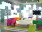 Светильник пластиковый Пазл SLIDE Puzzle Lighting полиэтилен белый Фото 9