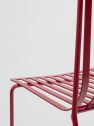 Стул металлический на полозьях Ondarreta Alo Outdoor сталь кирпичный Фото 10