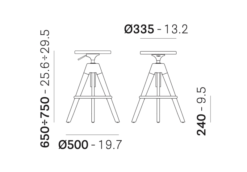 Табурет барный Arki-Stool