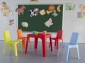 Стол пластиковый детский Resol Julieta table полипропилен красный Фото 3