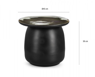 Столик кофейный Garden Relax Zainab сталь, акация Фото 2