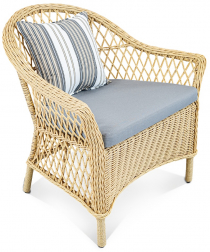 Кресло плетеное с подушкой-thumbs-Фото1