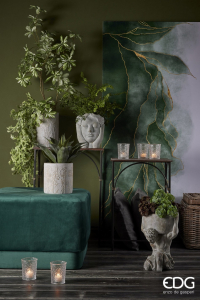 Ваза бетонная Даукус EDG Vase бетон серый Фото 3