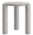 Столик кофейный каменный Lorvain Silver S