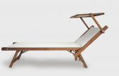 Шезлонг-лежак текстиленовый Magnani Apollo ясень, текстилен Фото 5