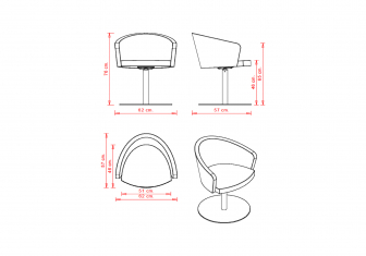 Кресло офисное вращающееся-thumbs-Фото3