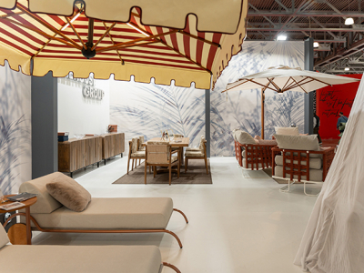 Шезлонг-лежак с обивкой Rever Amanda сталь, ткань Фото 5