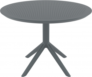 Стол пластиковый Sky Table Ø105, темно-серый, Ø1050х740 мм