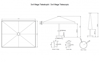 Зонт профессиональный 3х4 м-thumbs-Фото3