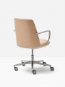 Кресло офисное на колесах PEDRALI Elinor алюминий, ткань, пенополиуретан Фото 10