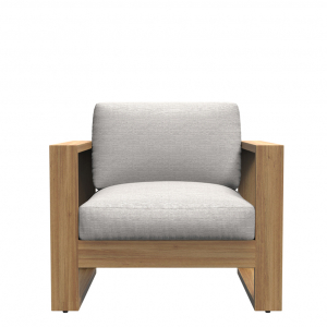 Кресло деревянное с подушками JANUS et Cie Matisse Teak тик, акрил натуральный Фото 3