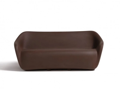 Диван пластиковый двухместный SLIDE Reborn Standard полиэтилен мокко коричневый Фото 5